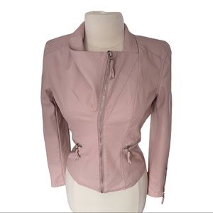 Blanknyc Faux Leather Pink Moto women’s Jacket , size S